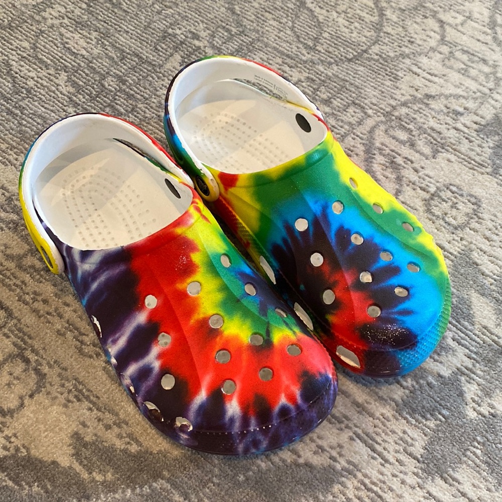 Rainbow Crocs